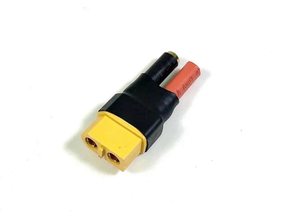 Absima Adapter 4mm Goldkontakt (W) auf XT60 (M) kompakt