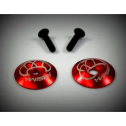 Absima Alu Spoilerhaltescheibe 18mm (2) rot