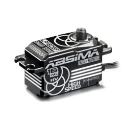 Absima Digital Brushless Servo LP16DBF HV 16kg Low-Profile Full-Alu Team-Spec.