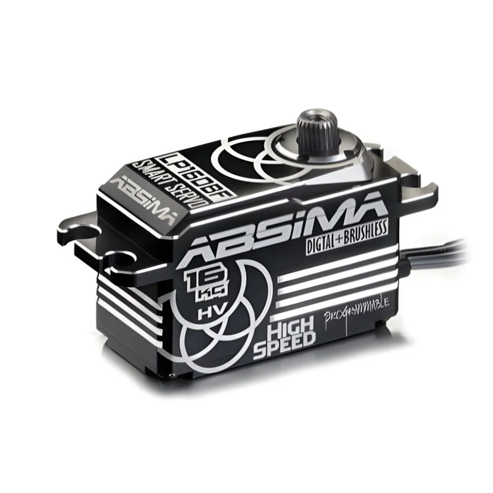 Absima Digital Brushless Servo LP16DBF HV 16kg Low-Profile Full-Alu Team-Spec.