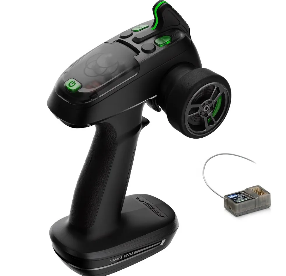 Absima 4-Kanal Fernsteuerung CR4S-EVO 2.4GHz mit 6-Kanal E mpfänger