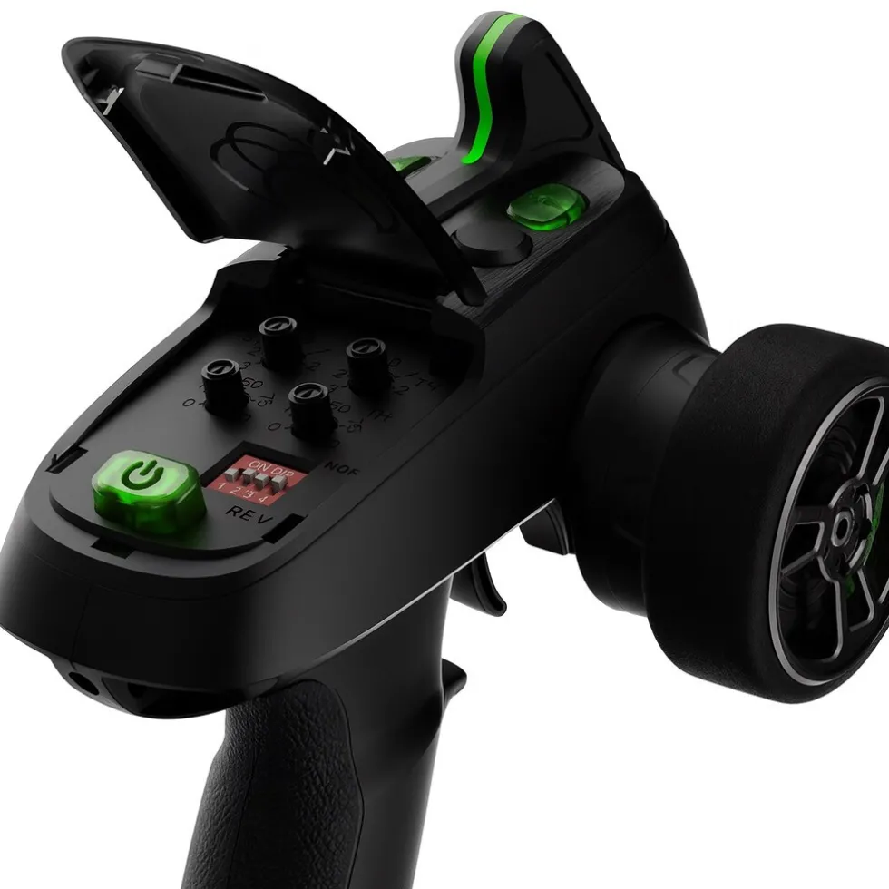 Absima 4-Kanal Fernsteuerung CR4S-EVO 2.4GHz mit 2x 6-Kanal Empfänger