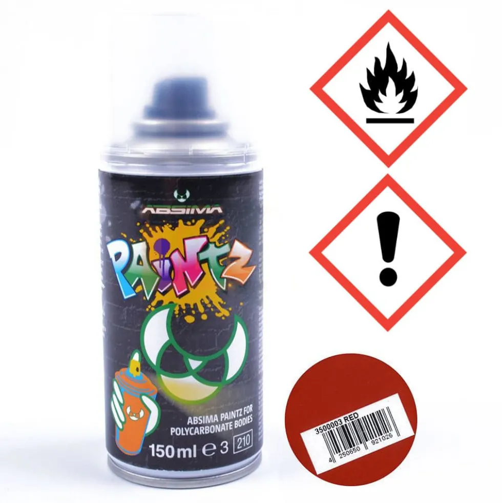 Absima Polycarbonat Spray PAINTZ ROT 150ml