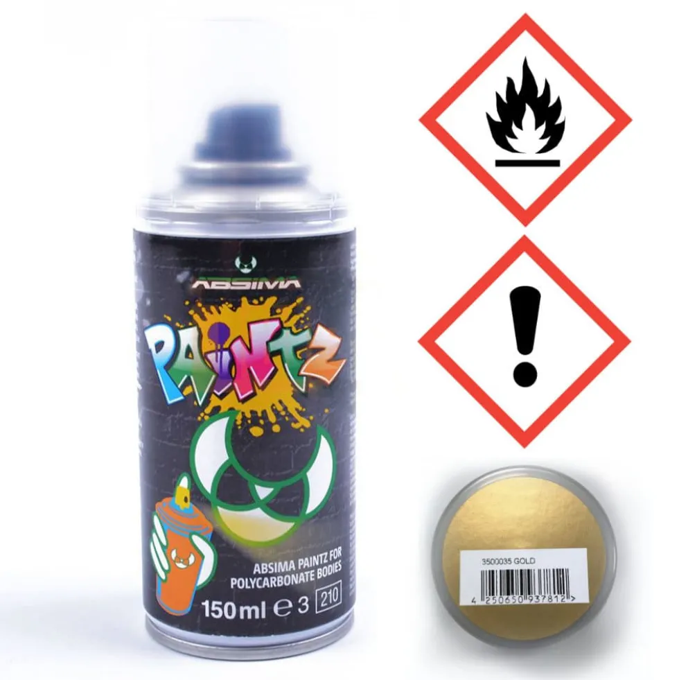 Absima Polycarbonat Spray PAINTZ GOLD 150ml