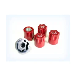 Absima Radnabe / Radmutter M4 rot (4) 1:10