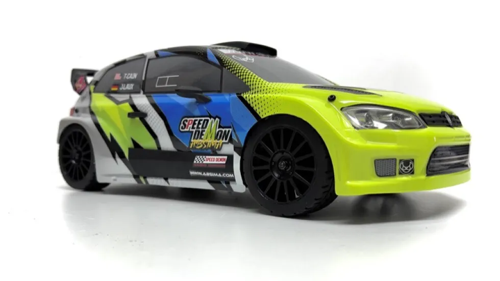 Absima Rally Car Speed Demon white 4WD BL RTR 1:12