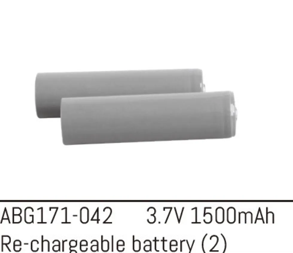 Absima Re-chargeable Li-Ion Akku 3.7V 1500mAh (2)