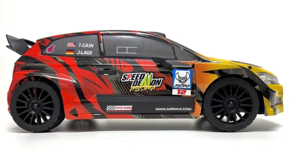 Absima Speed Demon Rally Car 4WD BL RTR 1:12 Rot