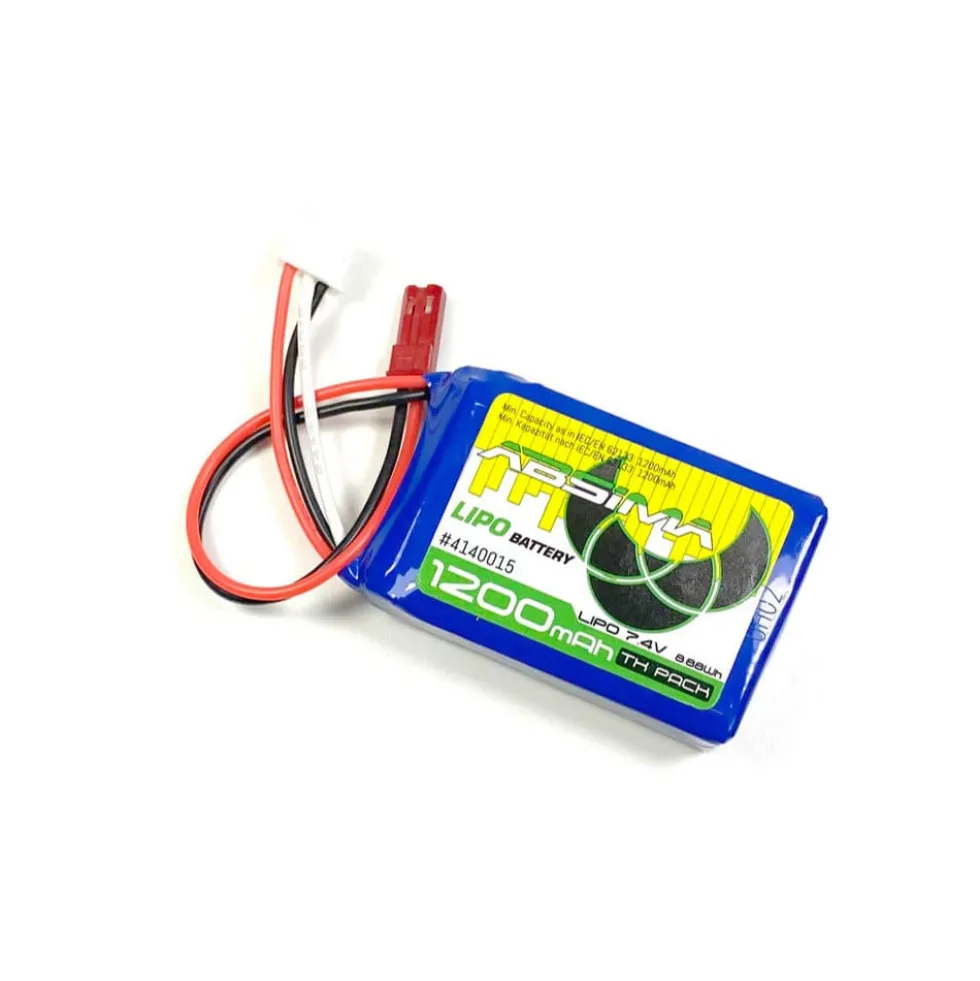 Absima TX LiPo 2S 7.4V 1200mAh SC (BEC-plug)