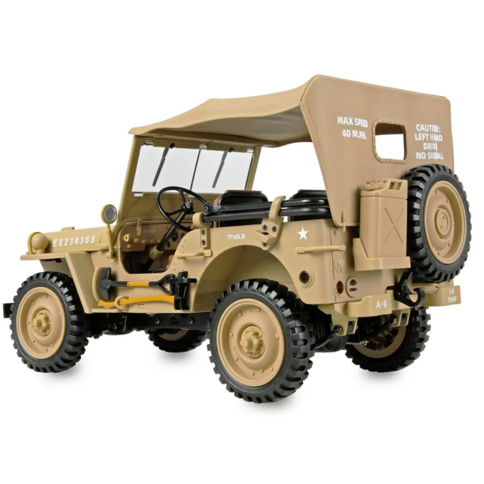 Amewi Jeep Willys MB Scale Crawler 4WD 1:14 RTR sand