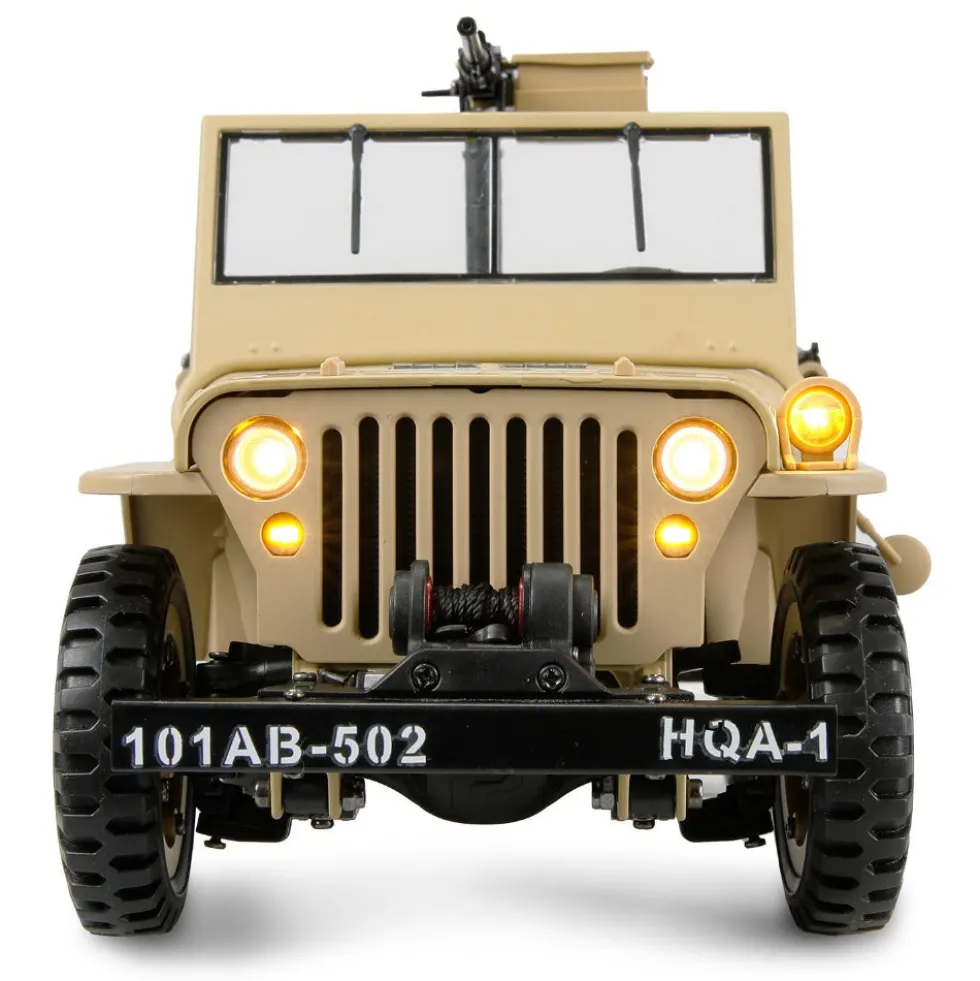 Amewi Jeep Willys MB Scale Crawler 4WD 1:14 RTR sand