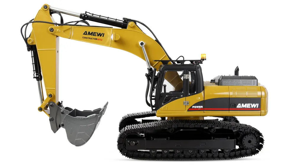 Amewi Metall Bagger G705E 1:14 RTR gelb