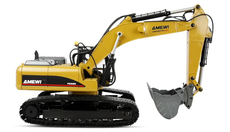 Amewi Metall Bagger G705E 1:14 RTR gelb