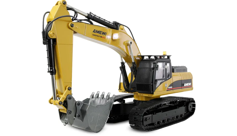 Amewi Metall Bagger G705E 1:14 RTR gelb