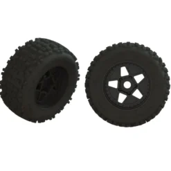 Arrma ARA550064 Komplettrad dBoots Backflip schwarz (2)