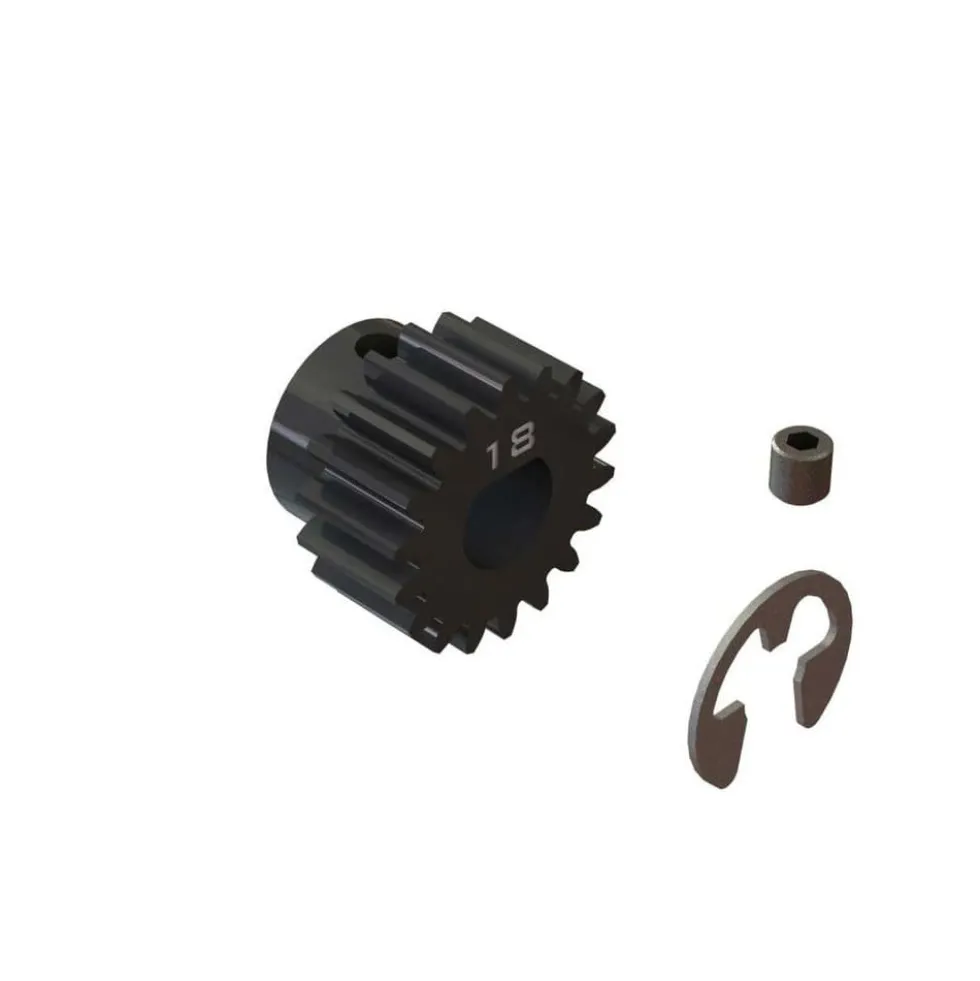 Arrma ARA311038Stahl Motorritzel 18T Mod1 8mm Bohrung Safe-D8
