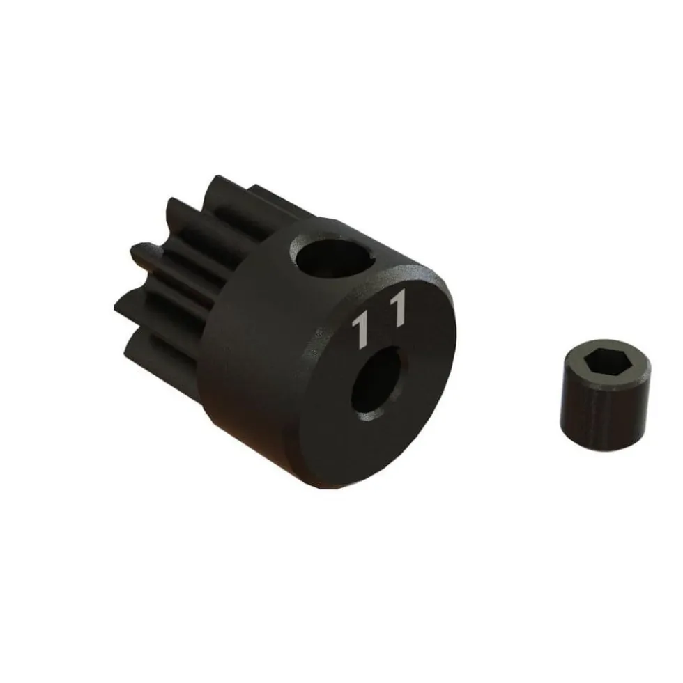 Arrma ARA311073 Stahl Ritzel CNC-gefräst 11T 0.8 Mod 3,175 mm Bohrung