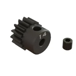 Arrma ARA311076 Stahl Ritzel CNC-gefräst 14T 0.8 Mod 3,175 mm Bohrung