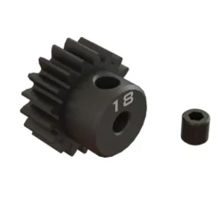 Arrma ARA311080 Stahl Ritzel CNC-gefräst 18T 0.8 Mod 3,175 mm Bohrung