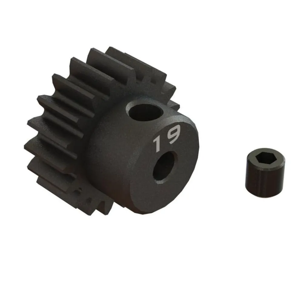 Arrma ARA311081 Stahl Ritzel CNC-gefräst 19T 0.8 Mod 3,175 mm Bohrung