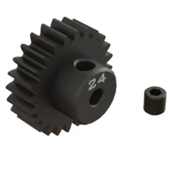 Arrma ARA311086 Stahl Ritzel CNC-gefräst 24T 0.8 Mod 3,175 mm Bohrung