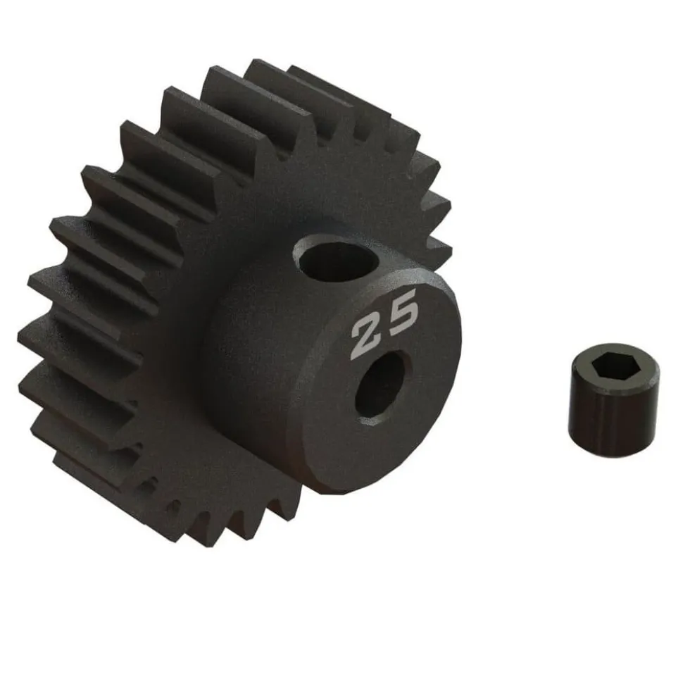 Arrma ARA311087 Stahl Ritzel CNC-gefräst 25T 0.8 Mod 3,175 mm Bohrung