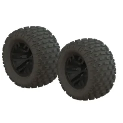 Arrma AR550044 Komplettrad dBoots Fortress MT schwarz (2)