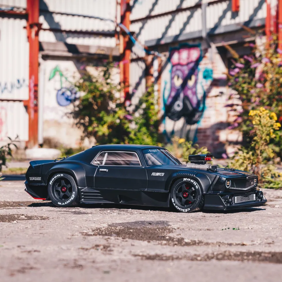 Arrma Felony 6S BLX Street Bash 1/7 All-Road Muscle Black