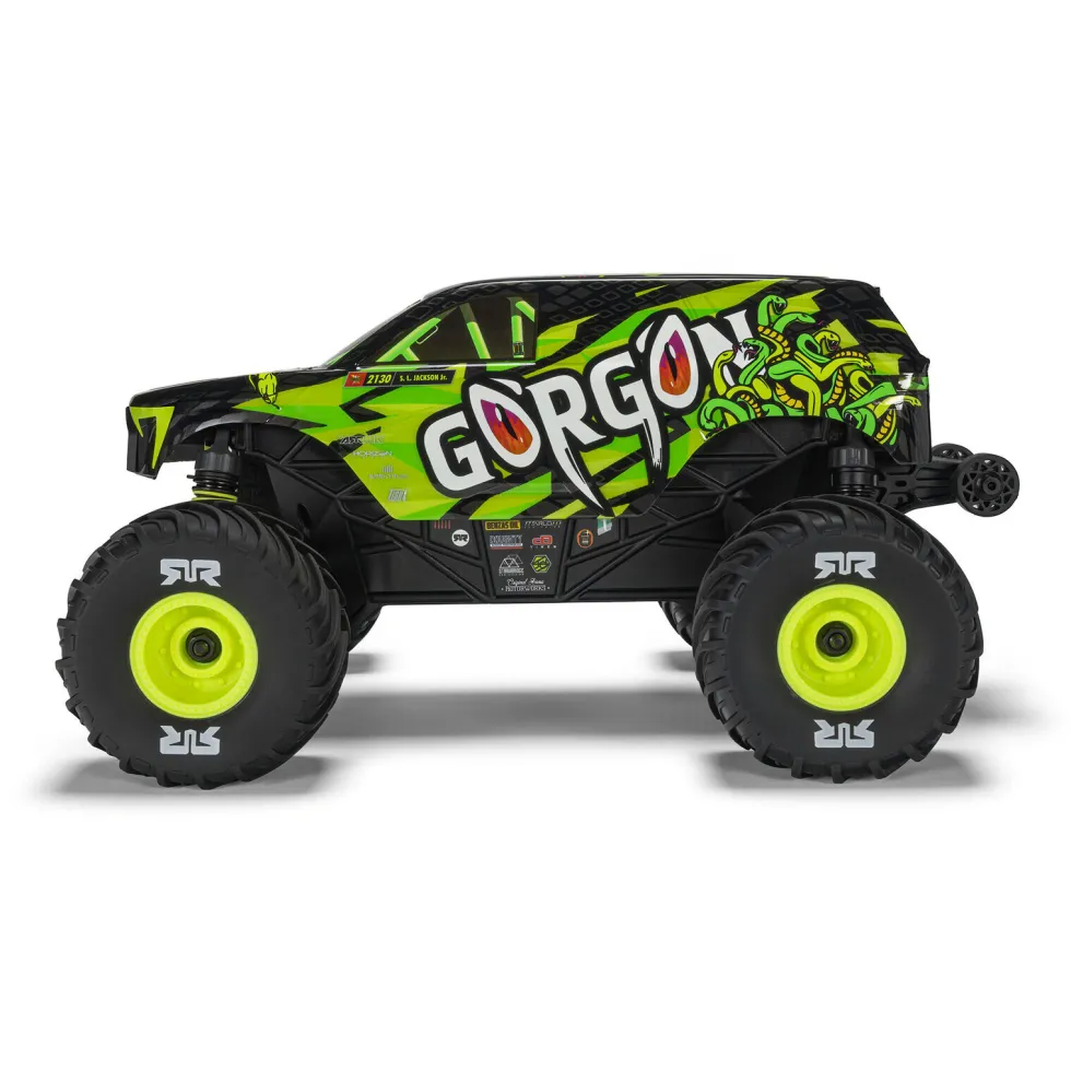 Arrma Gorgon Grom Mega 380 Brushed 4x4 Monster Truck RTR 1:16 gelb