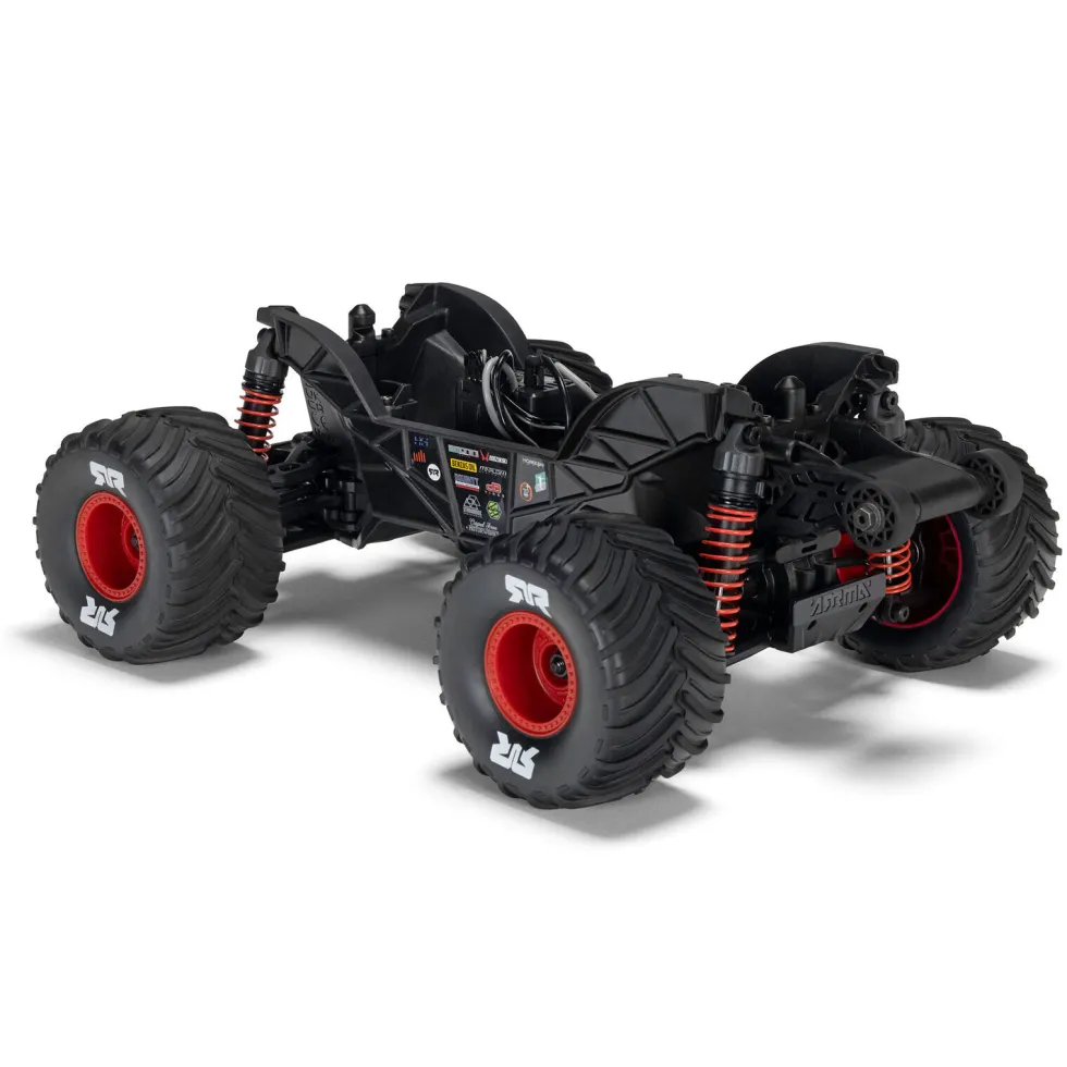 Arrma Gorgon Grom Mega 380 Brushed 4x4 Monster Truck RTR 1:16 rot
