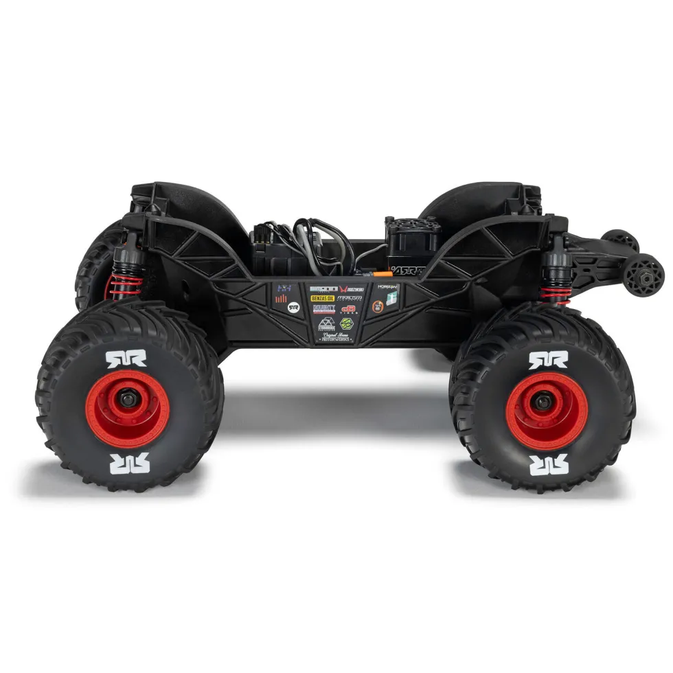 Arrma Gorgon Grom Mega 380 Brushed 4x4 Monster Truck RTR 1:16 rot