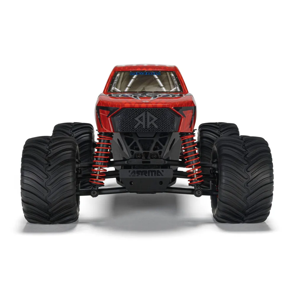 Arrma Gorgon Grom Mega 380 Brushed 4x4 Monster Truck RTR 1:16 rot