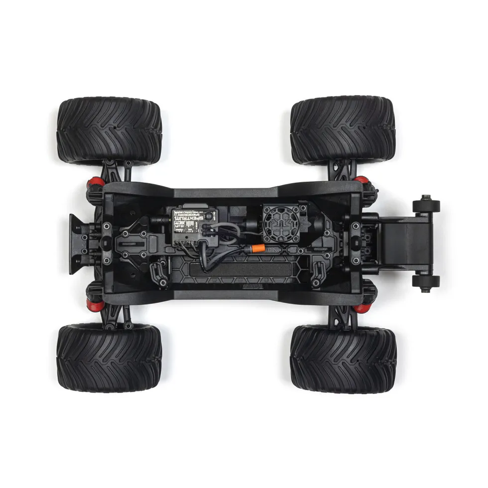 Arrma Gorgon Grom Mega 380 Brushed 4x4 Monster Truck RTR 1:16 rot