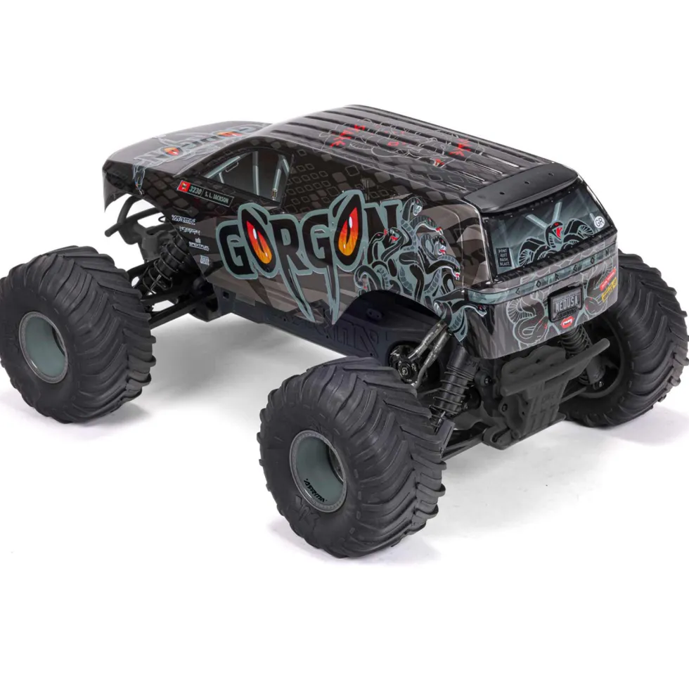 Arrma Gorgon 4X2 Mega 550 Brushed Monster Truck Kit 1:10 Gunmetal