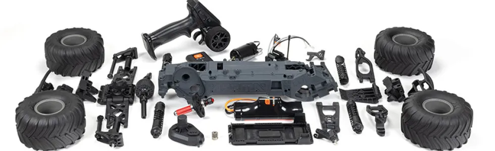 Arrma Gorgon 4X2 Mega 550 Brushed Monster Truck Kit 1:10 Gunmetal