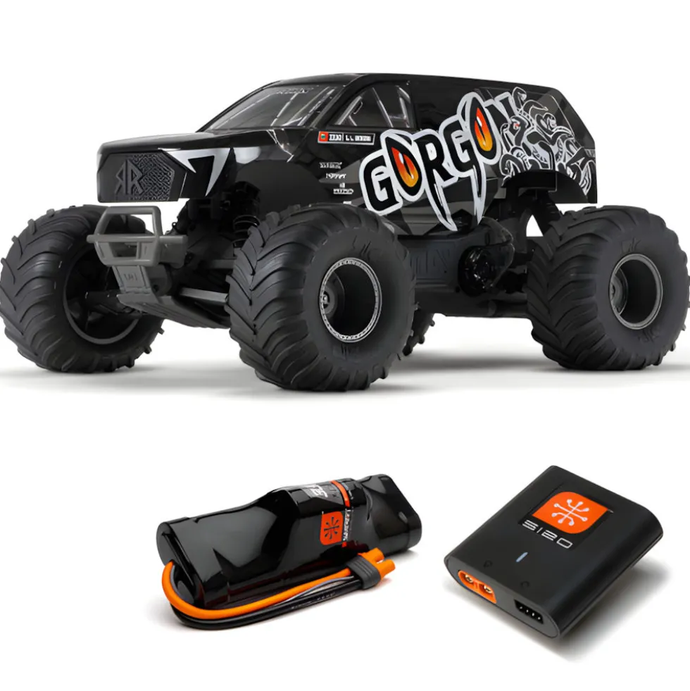 Arrma Gorgon 4X2 Mega 550 Brushed Monster Truck Kit 1:10 Gunmetal