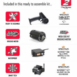 Arrma Gorgon 4X2 Mega 550 Brushed Monster Truck Kit 1:10 Gunmetal