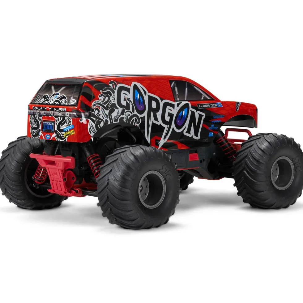 Arrma Gorgon 4X2 Mega 550 Brushed Monster Truck RTR 1:10 Red