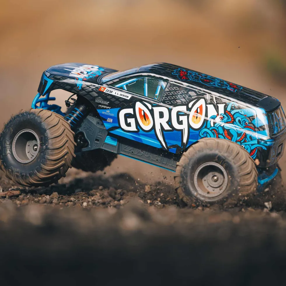 Arrma Gorgon 4X2 Mega 550 Brushed Monster Truck RTR 1:10 Blue