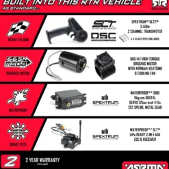 Arrma Granite MEGA 665 4X4 Brushed Monster Truck 1:10 RTR Grün