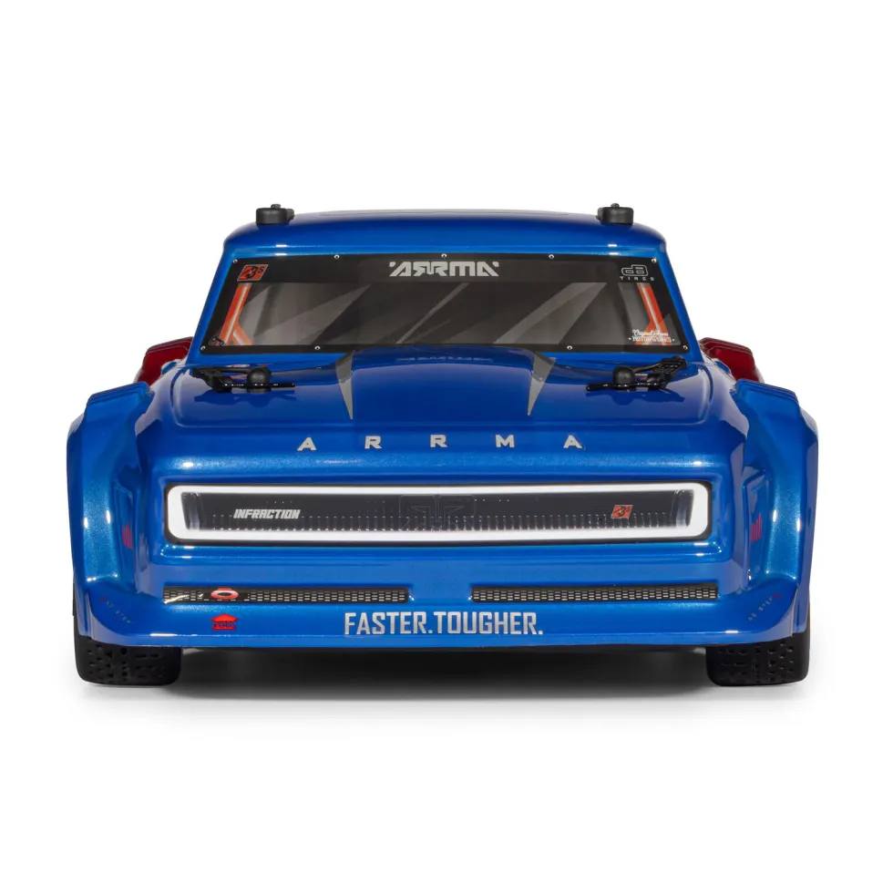 Arrma Infraction 223S DSC 4X4 RTR 1:8 Brushless All-Road Street Bash Truck Blue/Red