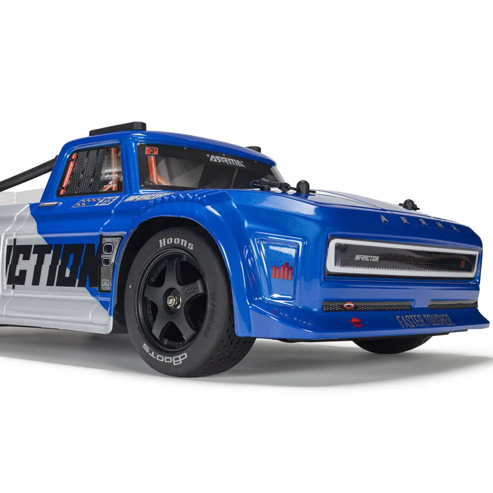 Arrma Infraction 223S DSC 4X4 RTR 1:8 Brushless All-Road Street Bash Truck Blue/Red