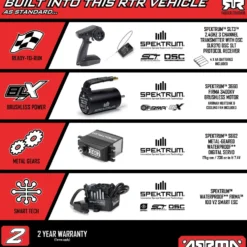 Arrma Infraction 223S DSC 4X4 RTR 1:8 Brushless All-Road Street Bash Truck Blue/Red