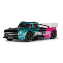 Arrma Infraction 223S DSC 4X4 RTR Brushless All-Road Street Bash Truck 1:8 Teal/Pink