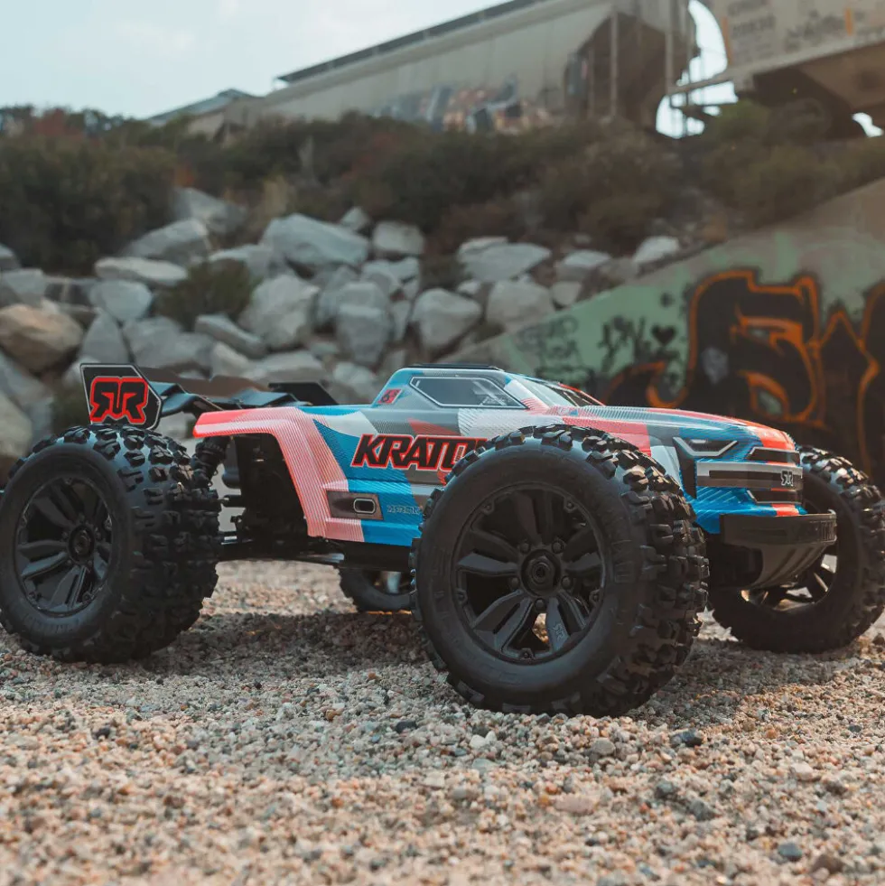 Arrma Kraton 6S 4x4 Brushless Speed Truck RTR 1:8 Blau/Orange