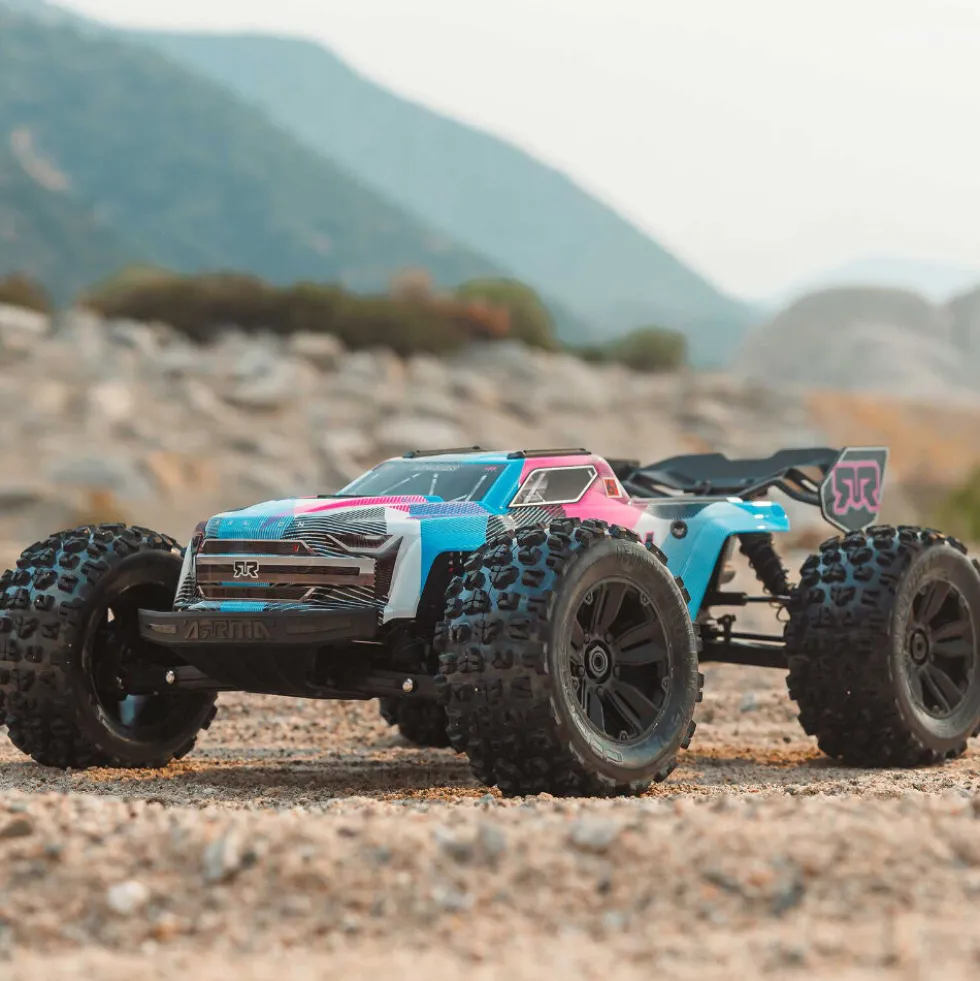 Arrma Kraton 6S 4x4 Brushless Speed Truck RTR 1:8 Blau/Pink