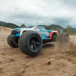 Arrma Mini Kraton 3S DSC 4X4 RTR Brushless Speed Truck 1:16 (inkl. Akku und Ladegerät) Rot/Blau