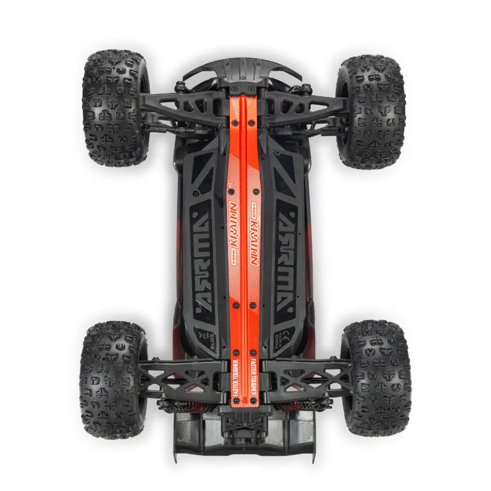 Arrma Mini Kraton 3S DSC 4X4 RTR Brushless Speed Truck 1:16 Schwarz/Rot