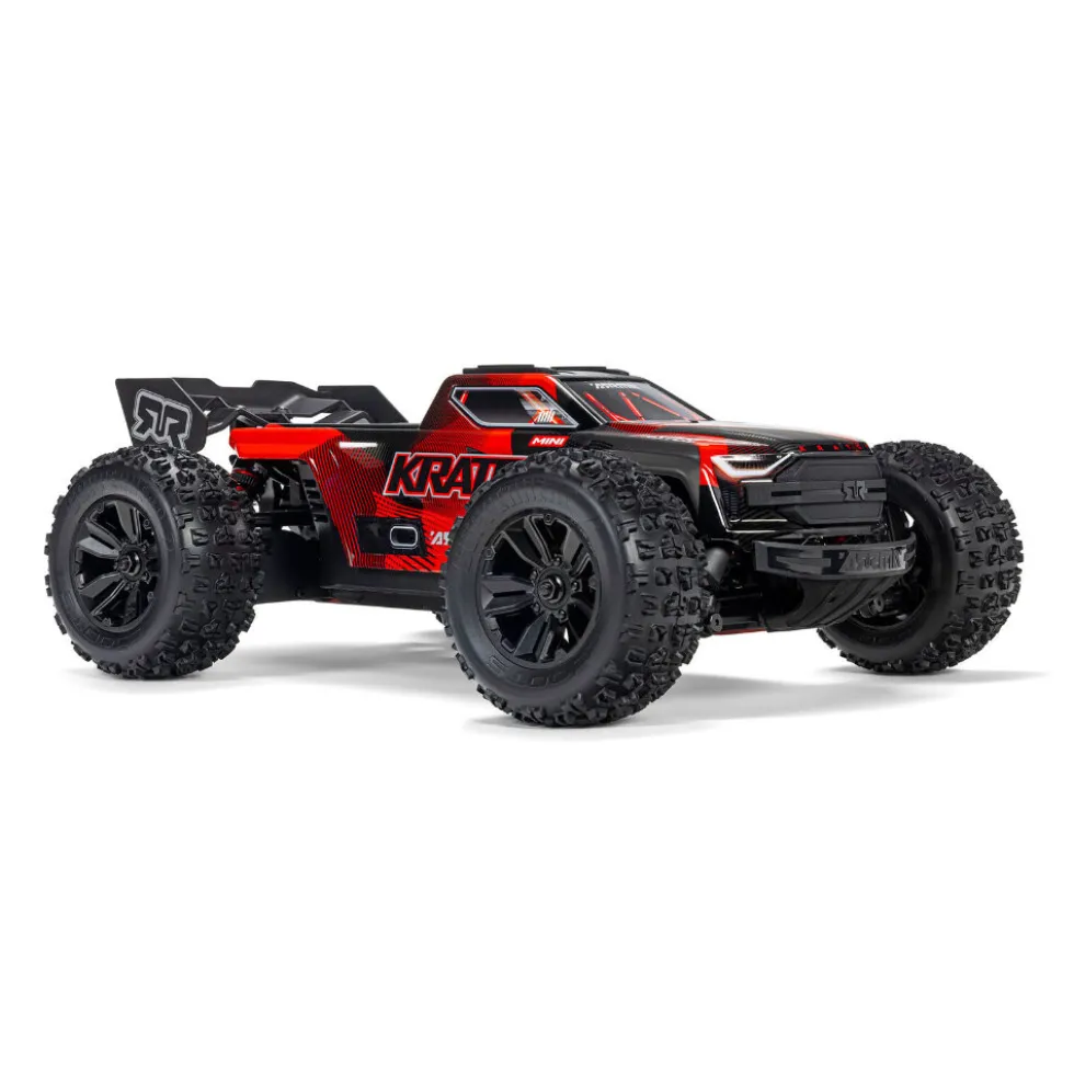 Arrma Mini Kraton 3S DSC 4X4 RTR Brushless Speed Truck 1:16 Schwarz/Rot