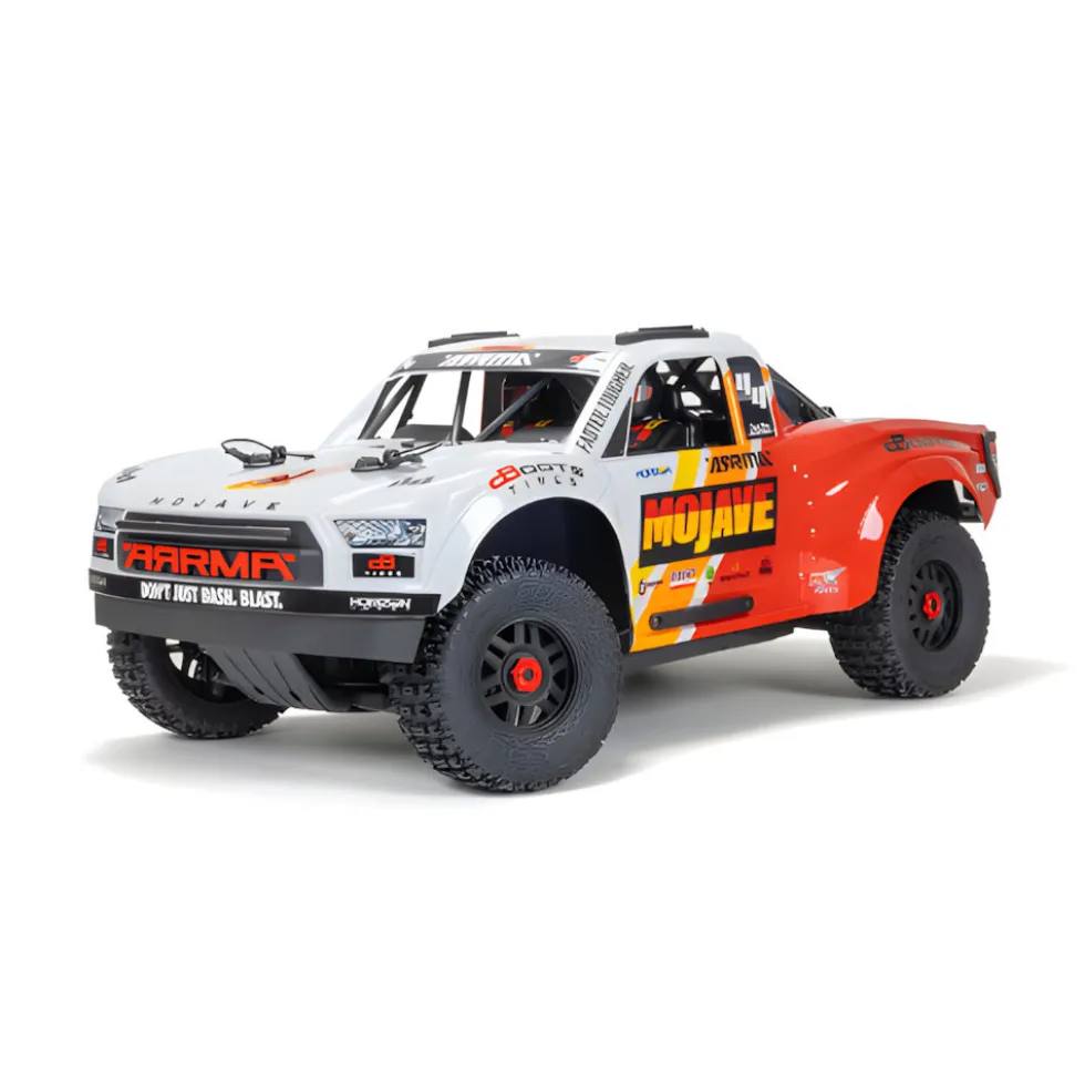 Arrma Mojave 4S 4WD BLX 1:8 Desert Truck RTR White